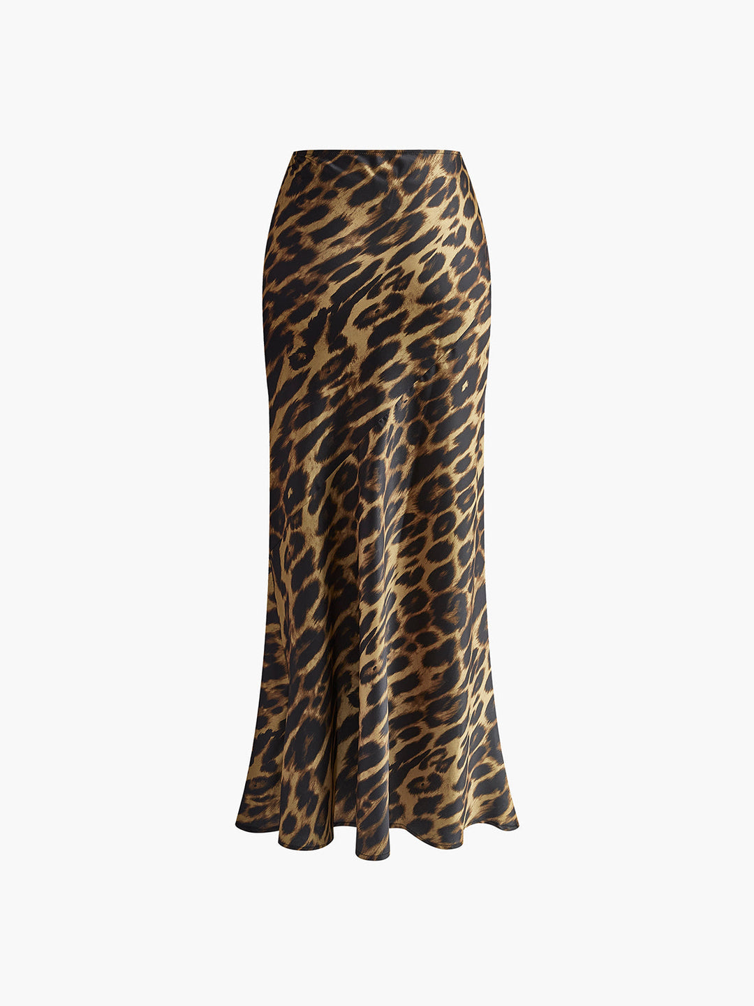 Women's Maxi Skirt with Leopard Print | Bodycon