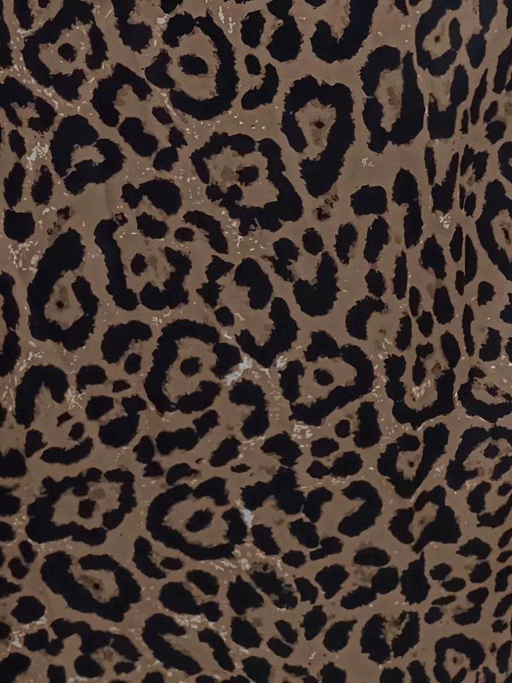 Women's Maxi Skirt with Side Slit | Leopard