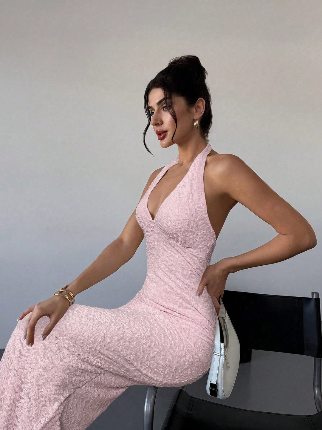 Women's Maxi Sundress with Open Back | Floral