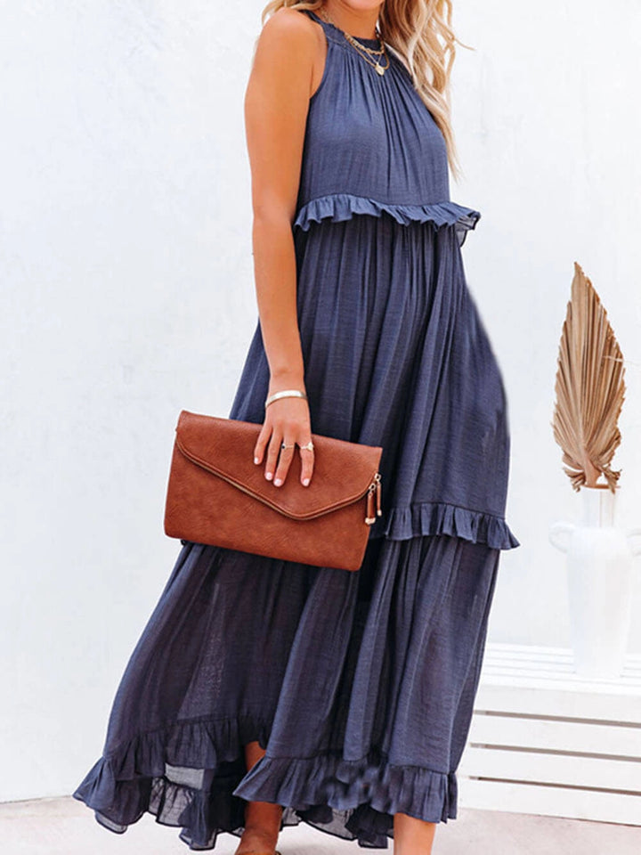 Women's Maxi Sundress with Ruffle Tiers | Boho