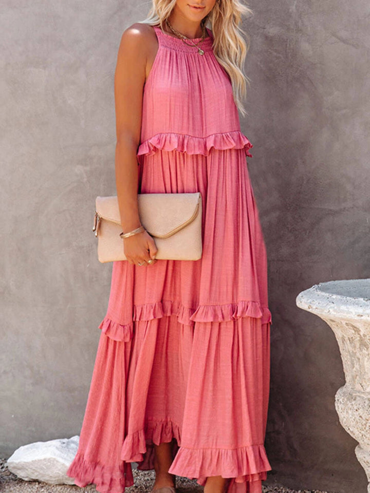 Women's Maxi Sundress with Ruffle Tiers | Boho