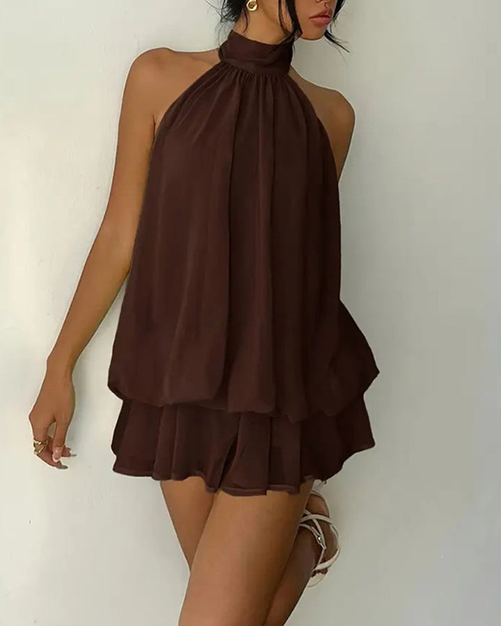 Women's Mini Dress with Halter Neck | Party