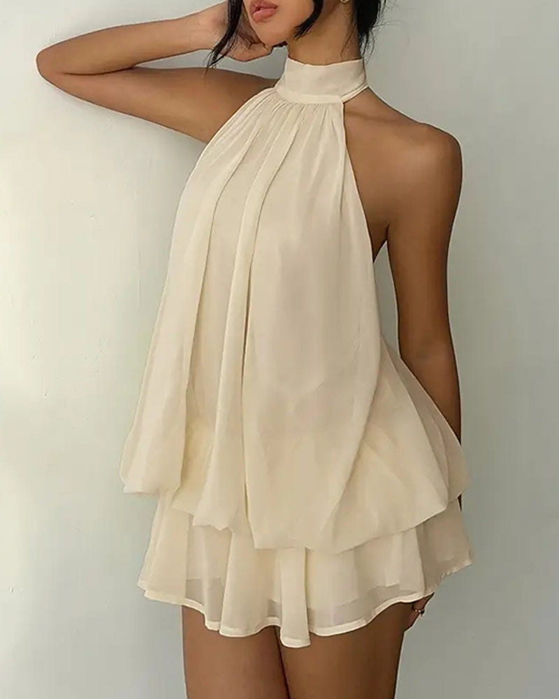 Women's Mini Dress with Halter Neck | Party