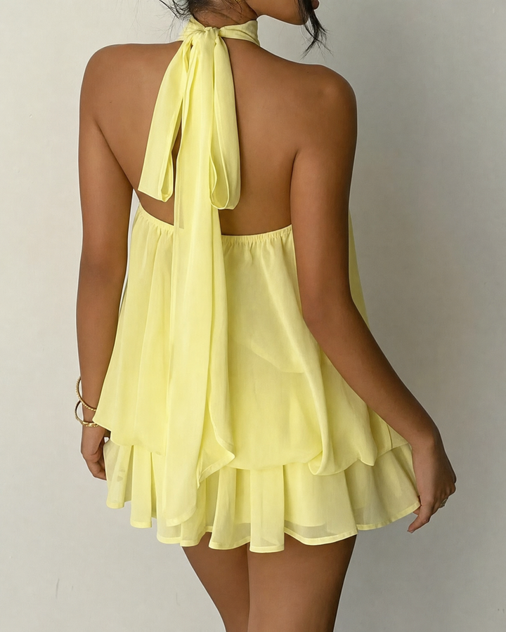 Women's Mini Dress with Halter Neck | Party