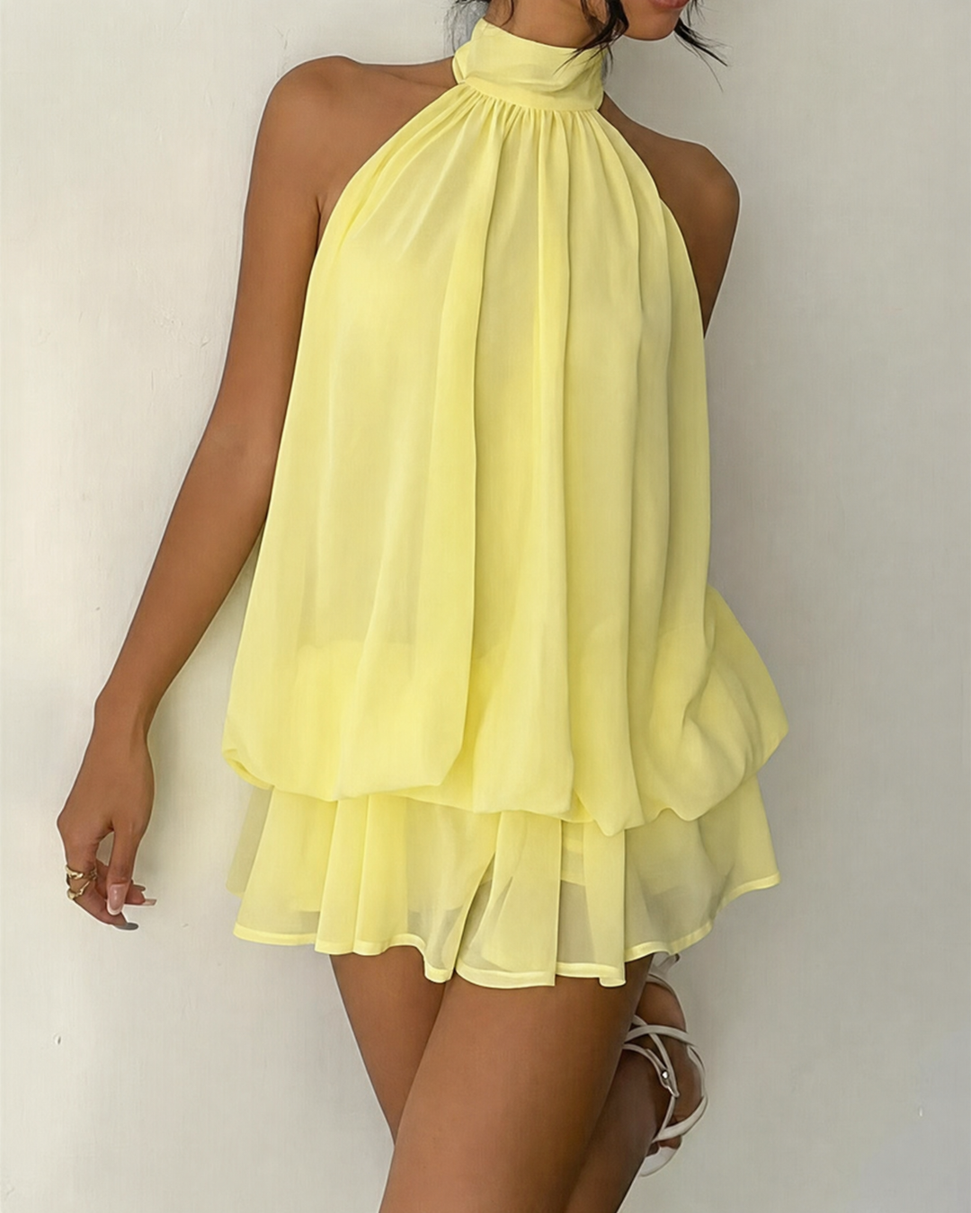 Women's Mini Dress with Halter Neck | Party