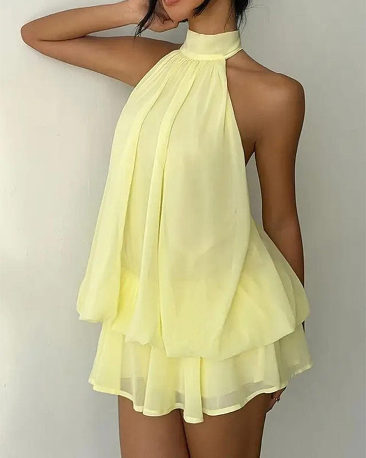 Women's Mini Dress with Halter Neck | Party