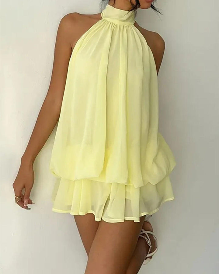 Women's Mini Dress with Halter Neck | Party