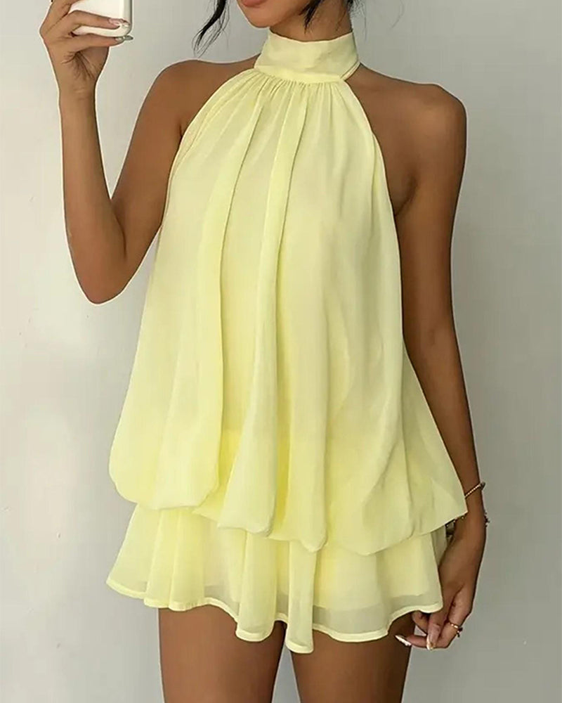 Women's Mini Dress with Halter Neck | Party