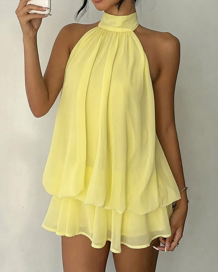 Women's Mini Dress with Halter Neck | Party