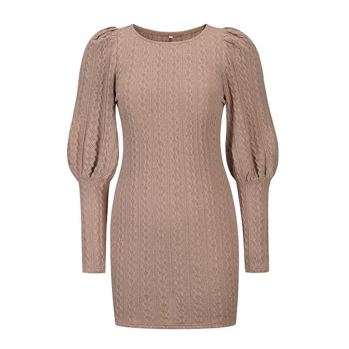 Women's Mini Dress with Puff Sleeves | Bodycon