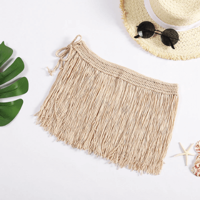 Women's Mini Skirt Tassel Fringe | Beach