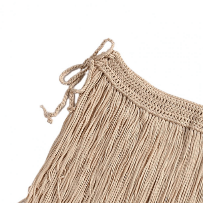 Women's Mini Skirt Tassel Fringe | Beach