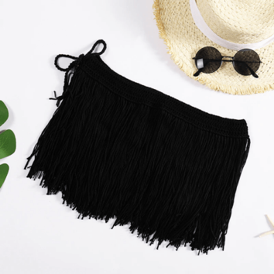 Women's Mini Skirt Tassel Fringe | Beach