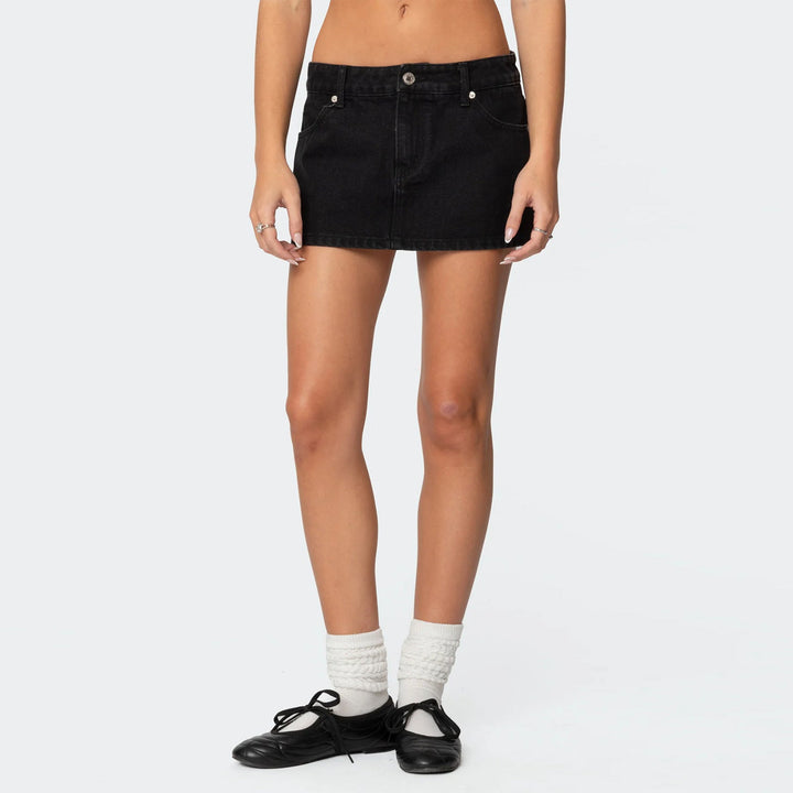 Women's Mini Skirt with Front Pockets | Casual