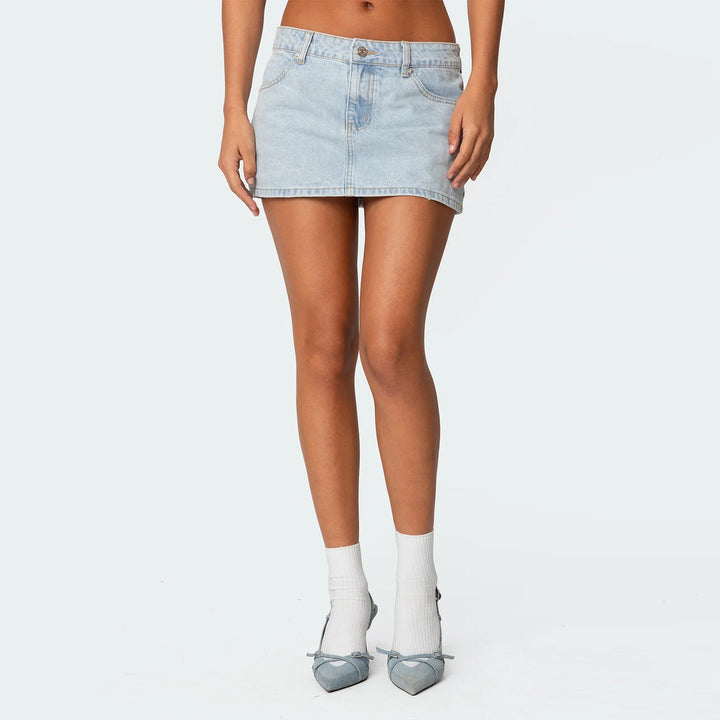 Women's Mini Skirt with Front Pockets | Casual