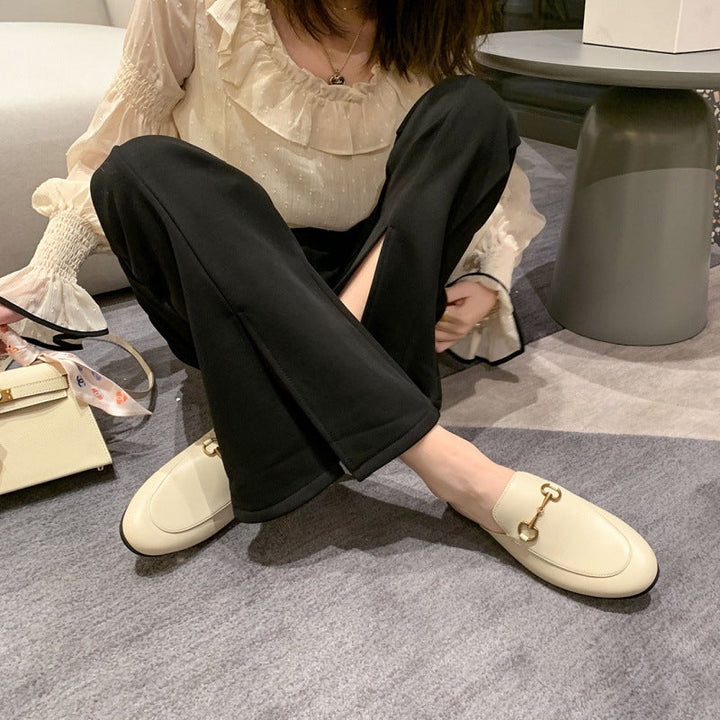 Women's Mules with Round Toe | Slip-On