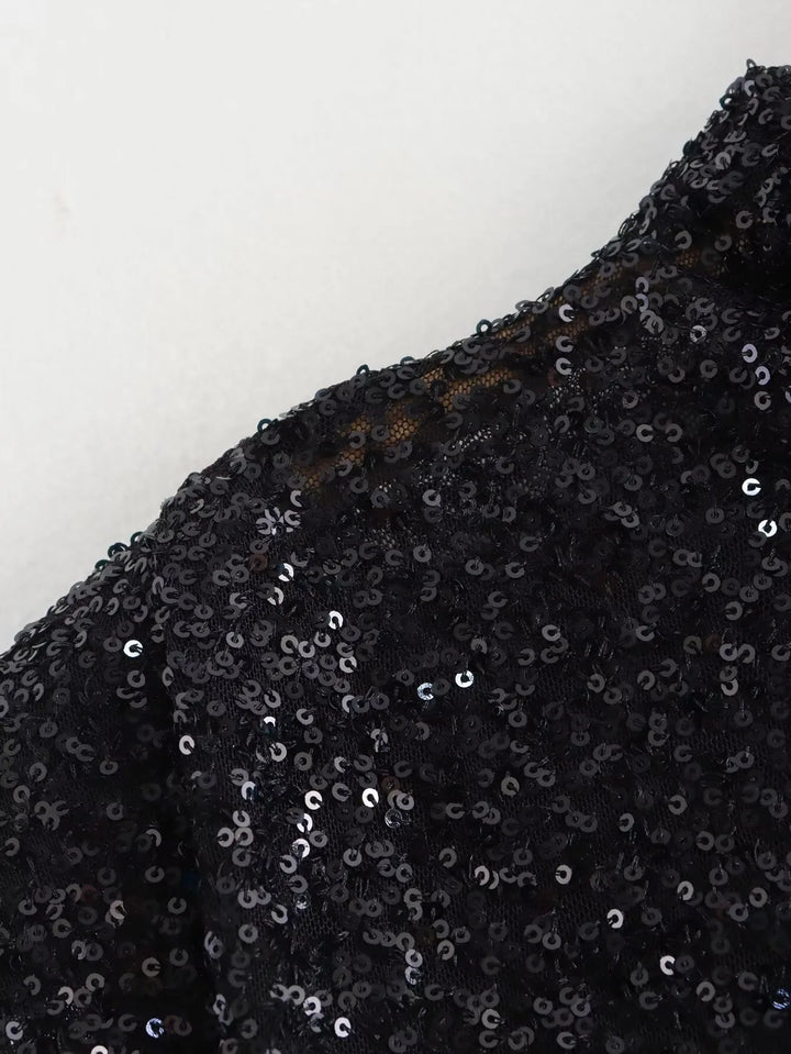 Women’s News Years Outfit Dress with Sequins | Mini