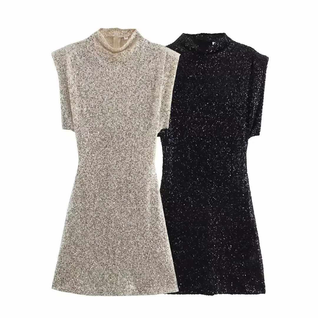 Women’s News Years Outfit Dress with Sequins | Mini