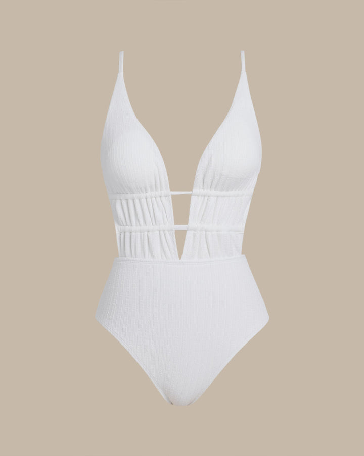 Women's One Piece Swimwear Plunge | Cut-Out Waist