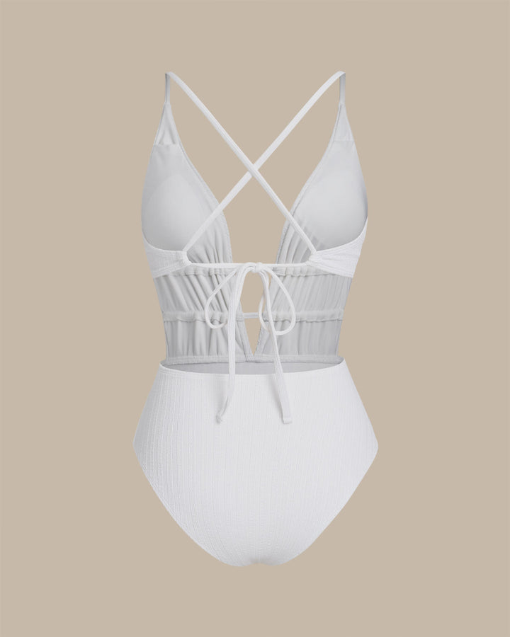 Women's One Piece Swimwear Plunge | Cut-Out Waist