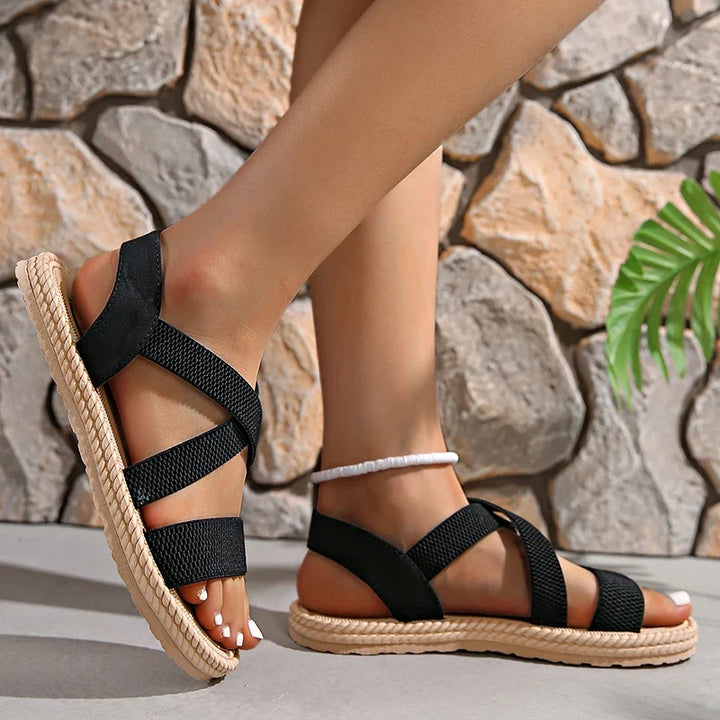 Women's Open Toe Sandals | Criss-Cross