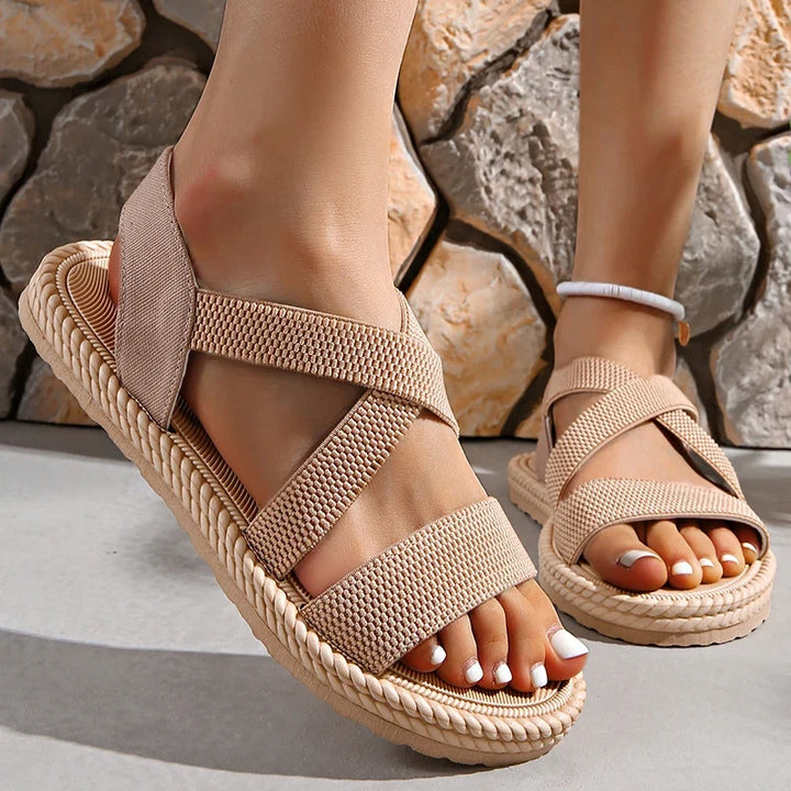Women's Open Toe Sandals | Criss-Cross