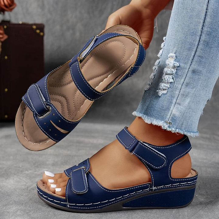 Women's Open Toe Sandals with Ankle Strap | Wedge