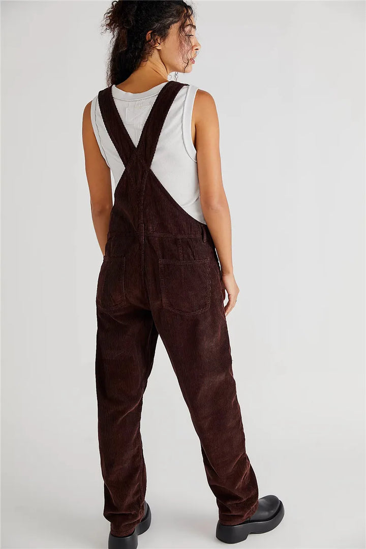 Women's Overalls with Bib Front & Multi Pockets | Relaxed Fit
