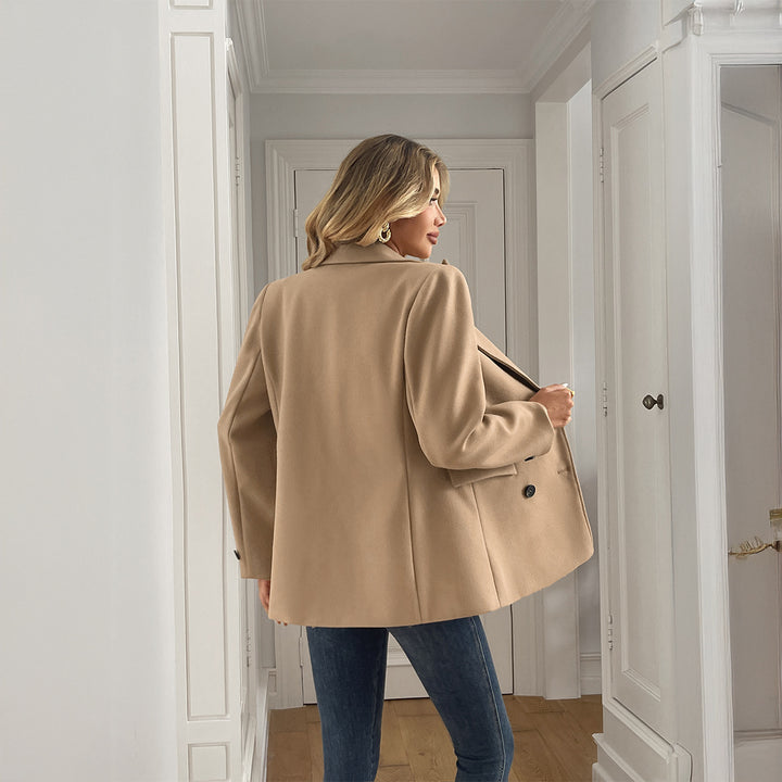 Women's Oversized Blazer with Flap Pockets | Lapel