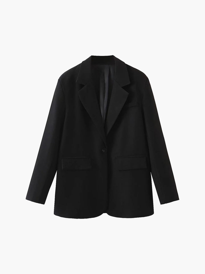 Women's Oversized Blazer with Notched Lapels | Tailored Jacket