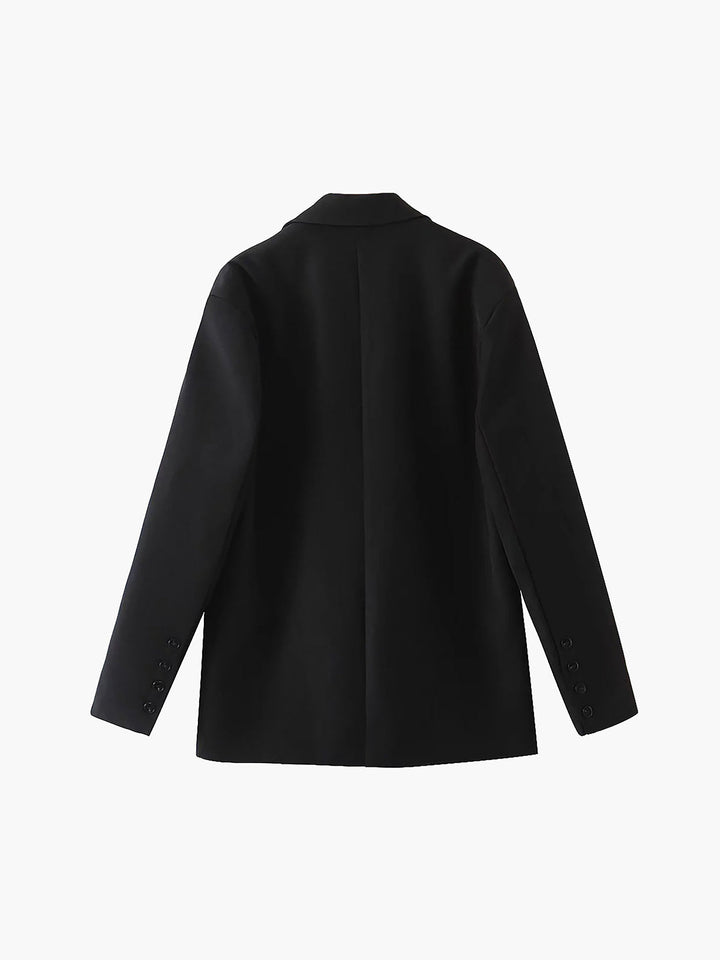 Women's Oversized Blazer with Notched Lapels | Tailored Jacket
