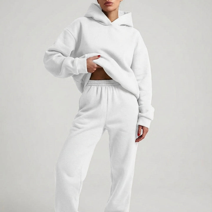 Women's Oversized Tracksuit with Hoodie | Two-Piece Set