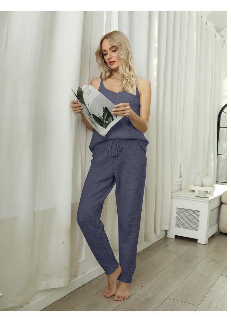 Women’s Pyjama Set with Drawstring Jogger Pants | Cami Top