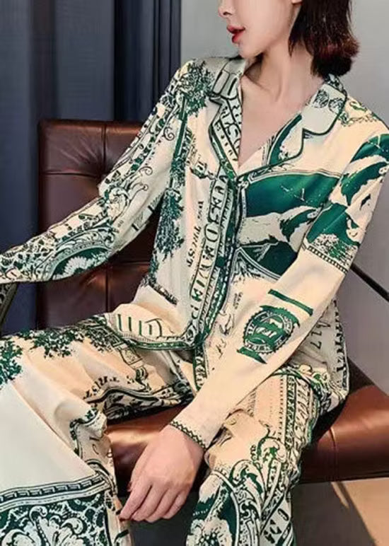 Women's Pyjama Set with Long Sleeve | Graphic Print