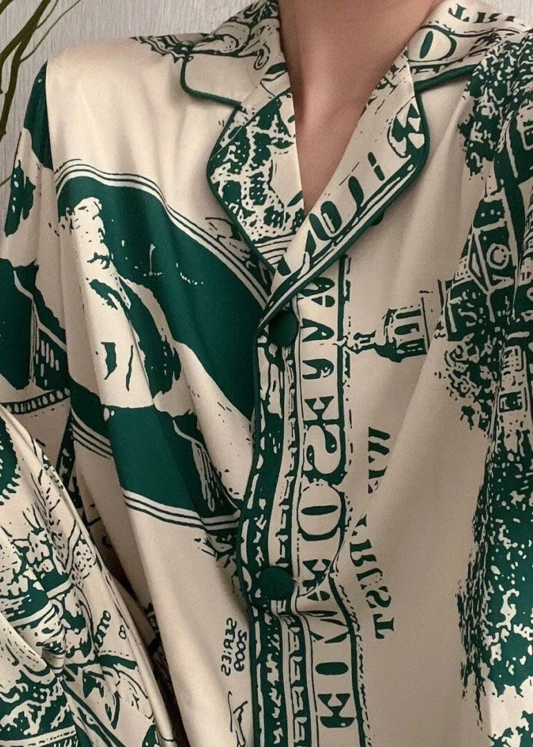 Women's Pyjama Set with Long Sleeve | Graphic Print