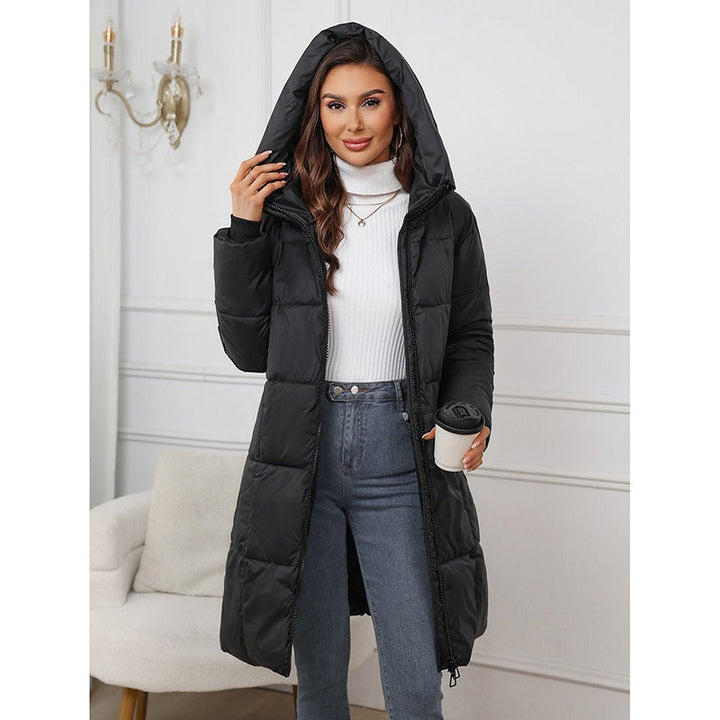 Women's Quilted Coat with Hood | Winter