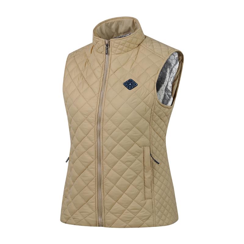 Women's Quilted Heated Vest with USB Charging & Zip Up | Winter