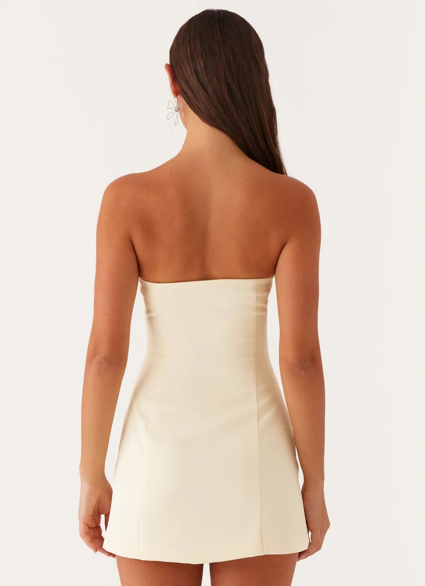 Women's Race Dress with 3D Rosette | Mini