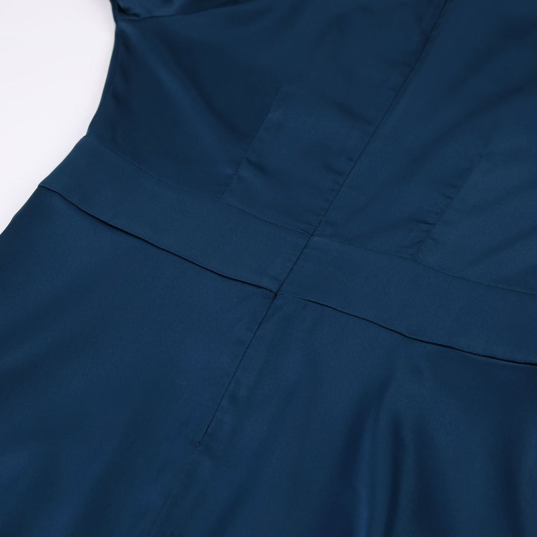 Women's Race Dress with Keyhole Neck & Side Slit | Long Sleeve