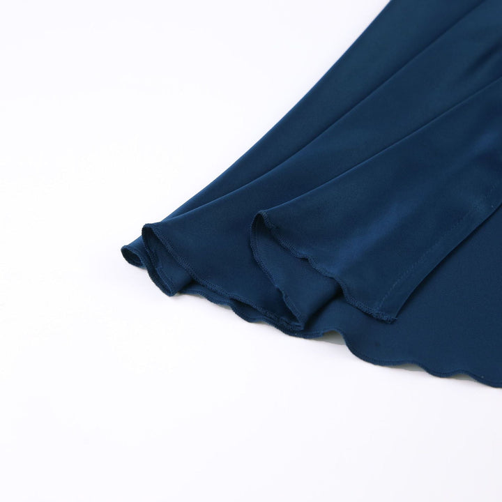 Women's Race Dress with Keyhole Neck & Side Slit | Long Sleeve