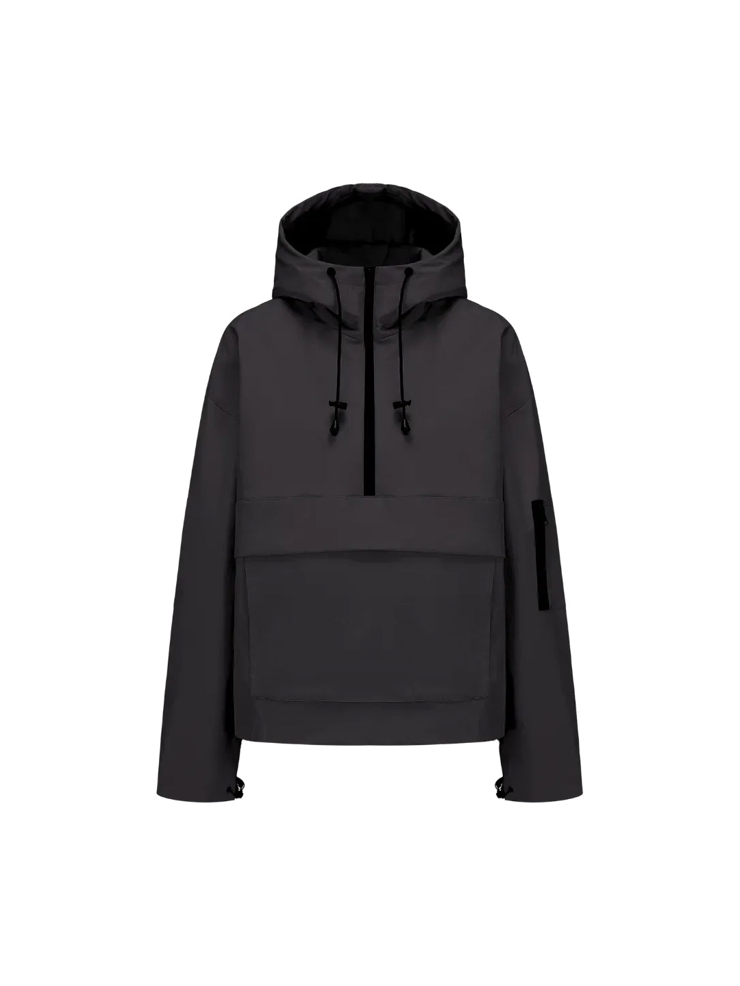 Women's Rain Jacket with Hood & Half Zip | Anorak
