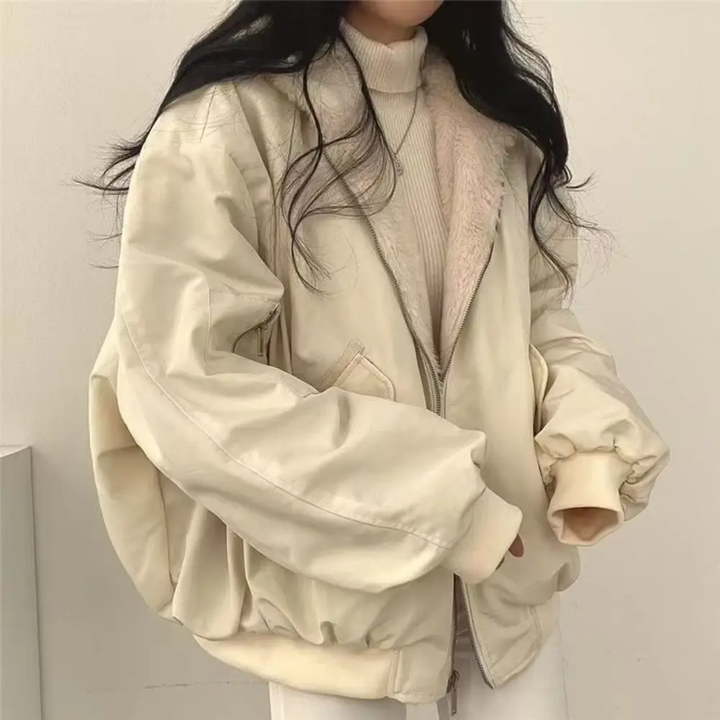 Women's Reversible Zip Hoodie | Oversized