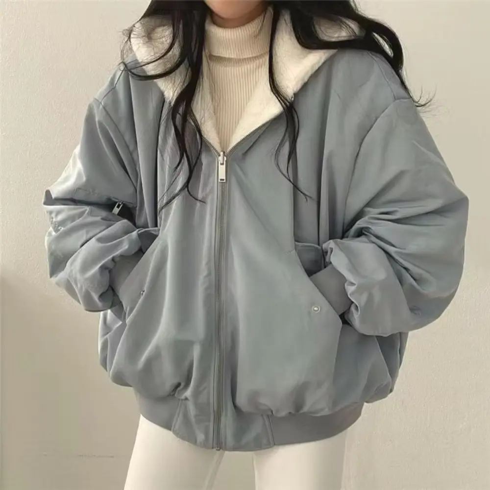 Women's Reversible Zip Hoodie | Oversized