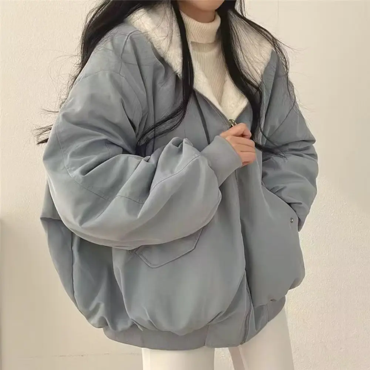 Women's Reversible Zip Hoodie | Oversized