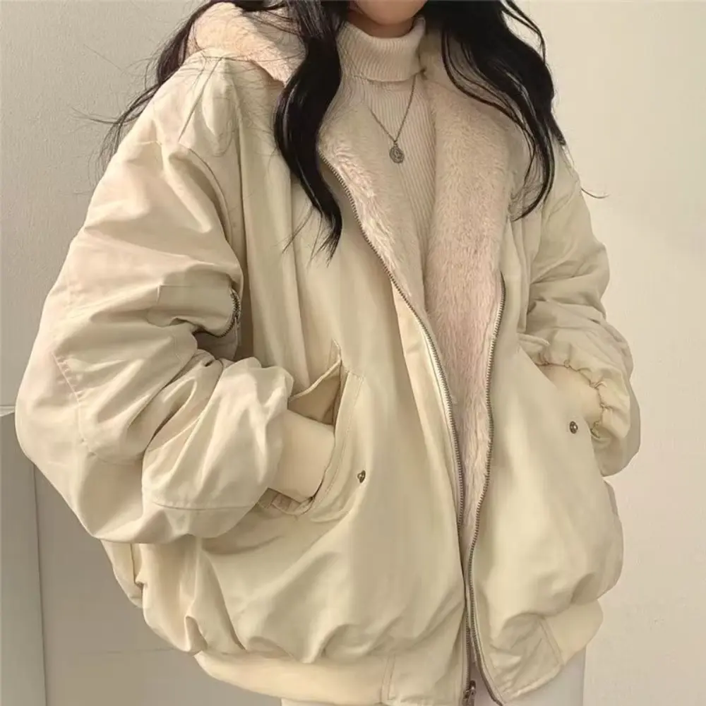 Women's Reversible Zip Hoodie | Oversized