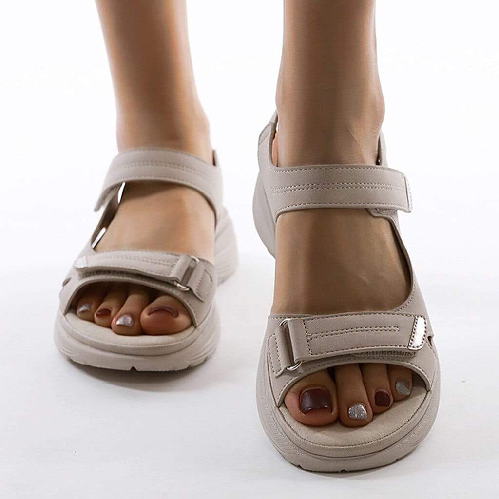 Women’s Sandals with Adjustable Straps & Chunky Sole | Walking