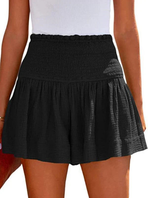 Women's Shorts with Smocked Waist | High-Waisted