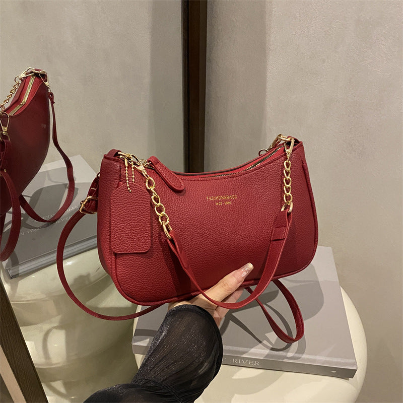 Women's Shoulder Bag with Chain Strap | Crossbody