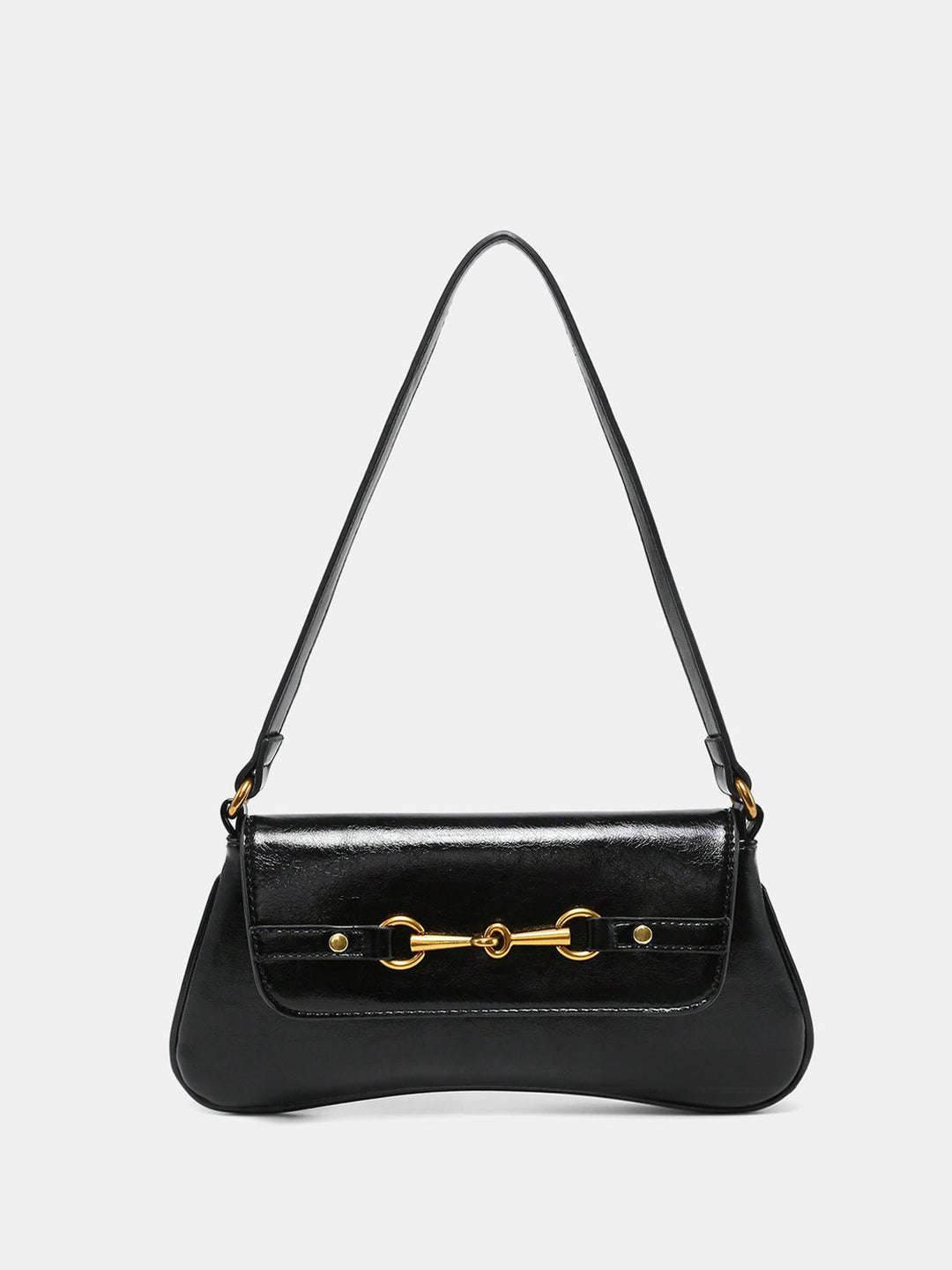 Women's Shoulder Bag with Horsebit Hardware | Baguette