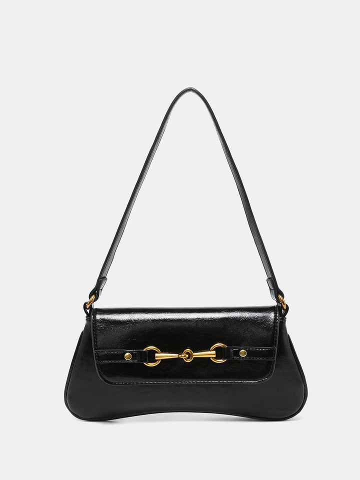 Women's Shoulder Bag with Horsebit Hardware | Baguette